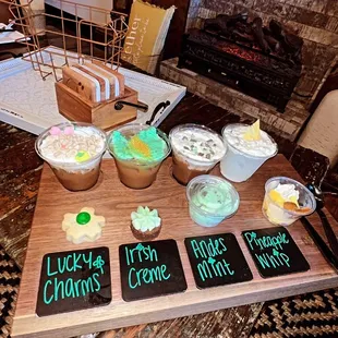 March coffee/dessert flight