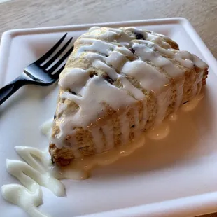 My blueberry lemon scone.