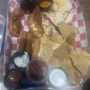 This is the Sampler Platter