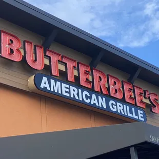 the front of the restaurant