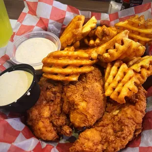 Chicken Four Tenders &amp; Side