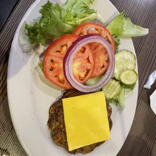 black bean burger no bun
