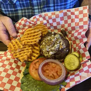 Black &amp; Blue Burger