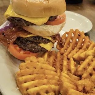 Burger n Waffle Fries