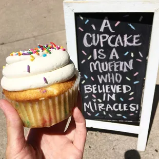 Funfetti cupcake!