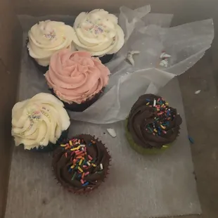 The cupcakes I did not pass out.