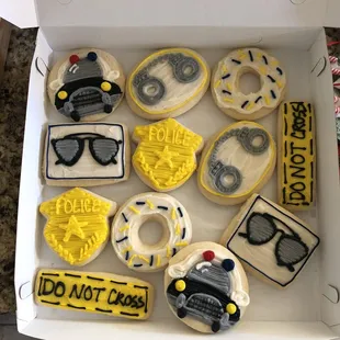 Our sons birthday was police themed and RandiSue made these amazing cookies for the party