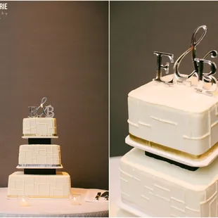 Wedding cake by Buttercream for a Minneapolis wedding at Loews Hotel