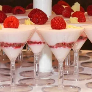 Raspberry Mousse Martinis