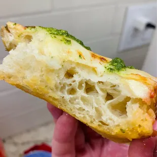Inside of crust
