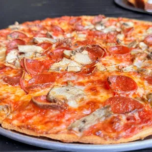 pizza, food
