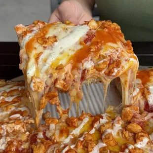 pizza, food