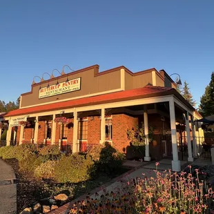 the outside of the building