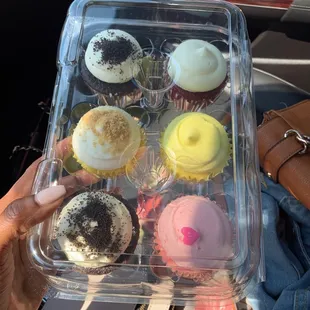 Lemon zest, lemon icebox, oreo, strawberry delight.