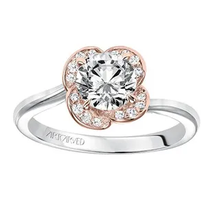 Add a splash of rose to your engagement! Artcarved Bridal