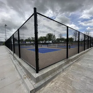 Pickle Ball Courts.