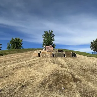 Beautiful view of the park entrance on the Butterfield Crossing Drive side.