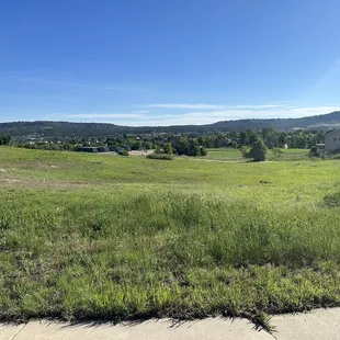 Prairie Dog area in the park.  This area is diagonal from the rear area of the park swimming pool.