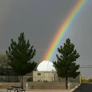 Rainbow and Observatory