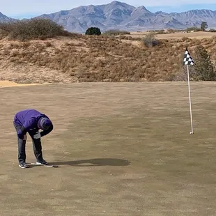 Missed putt on Butterfield Trail