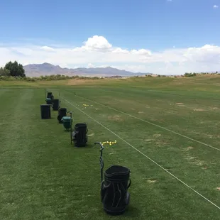 Driving range.