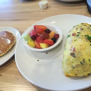 Baked potato omelet