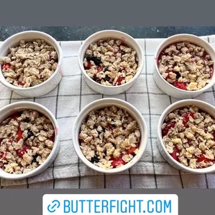 Summer berry cobbler