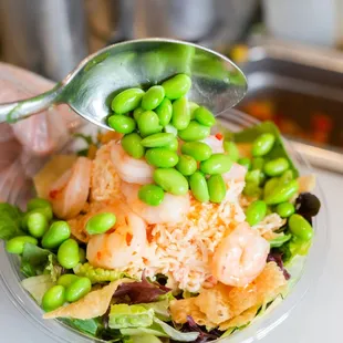 Build your own with shrimp and crab