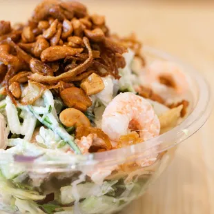 Honey walnut shrimp salad