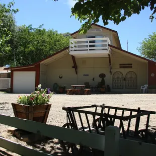 Tasting room in the converted barn
