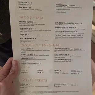 Food Menu