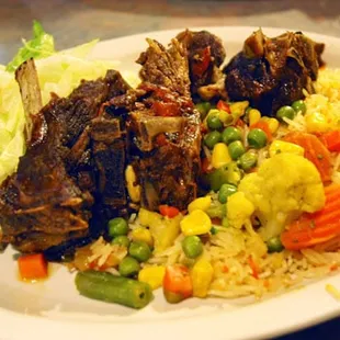 Somali food,Goat with race