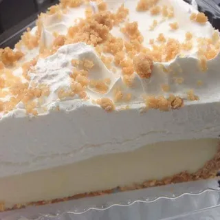 Slice of Lemon Icebox Pie