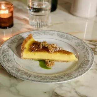 Apple custard tart - heavenly