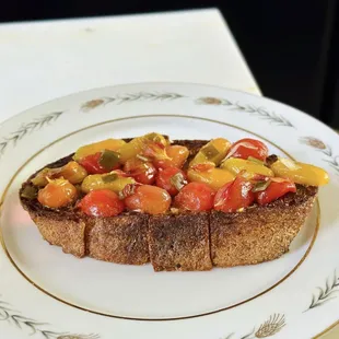 Tomato toast - stunning, flavorful