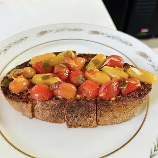 Tomato on toast - stunning, similar to pan con tomate in taste