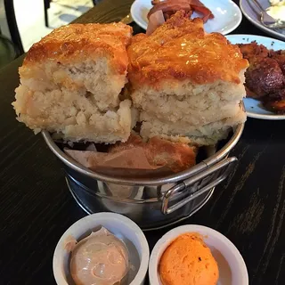 Warm Honey Glazed Biscuits