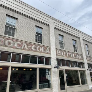 the exterior of the building