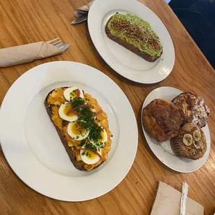 Deviled Egg Tartine