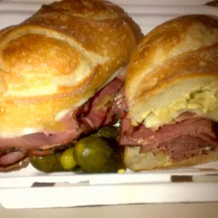 Hot Pastrami Sandwich
