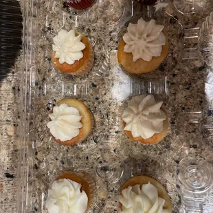 a variety of cupcakes