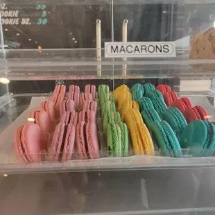 Macarons (would be nice if the flavours are labelled)