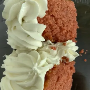 Piece of strawberry cake