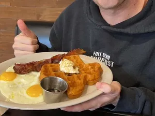 Texas Toast Breakfast and Burgers