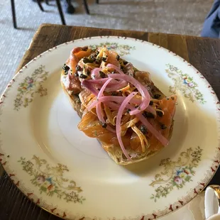 Smoked Salmon Toast