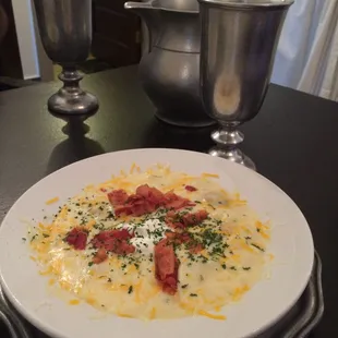 Baked potato soup from the Lunch Sampler - very good