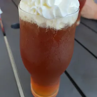 Pumpkin Ale with Whip