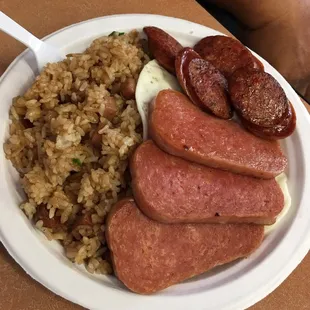 My Dads breakfast was huge!
