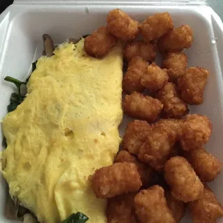 6. Spinach and Mushroom Omelet