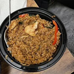 THAI Basil Thai Fried Rice!! BANGER!!! MUST BUY!!!